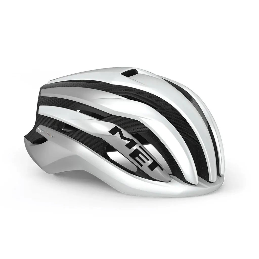 Casco Met Trenta 3K Carbon White Silver