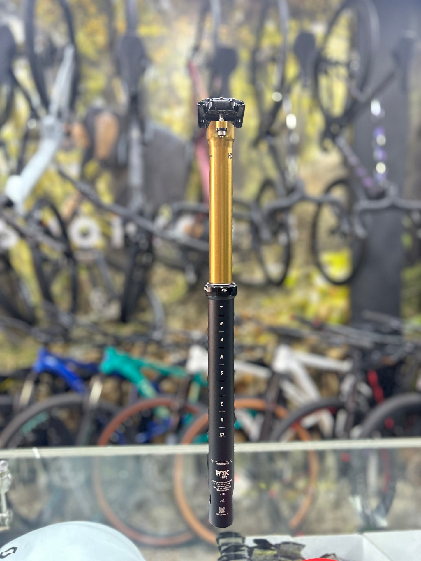Tija Dropper Graduable Fox Transfer SL 31.6 Kashima