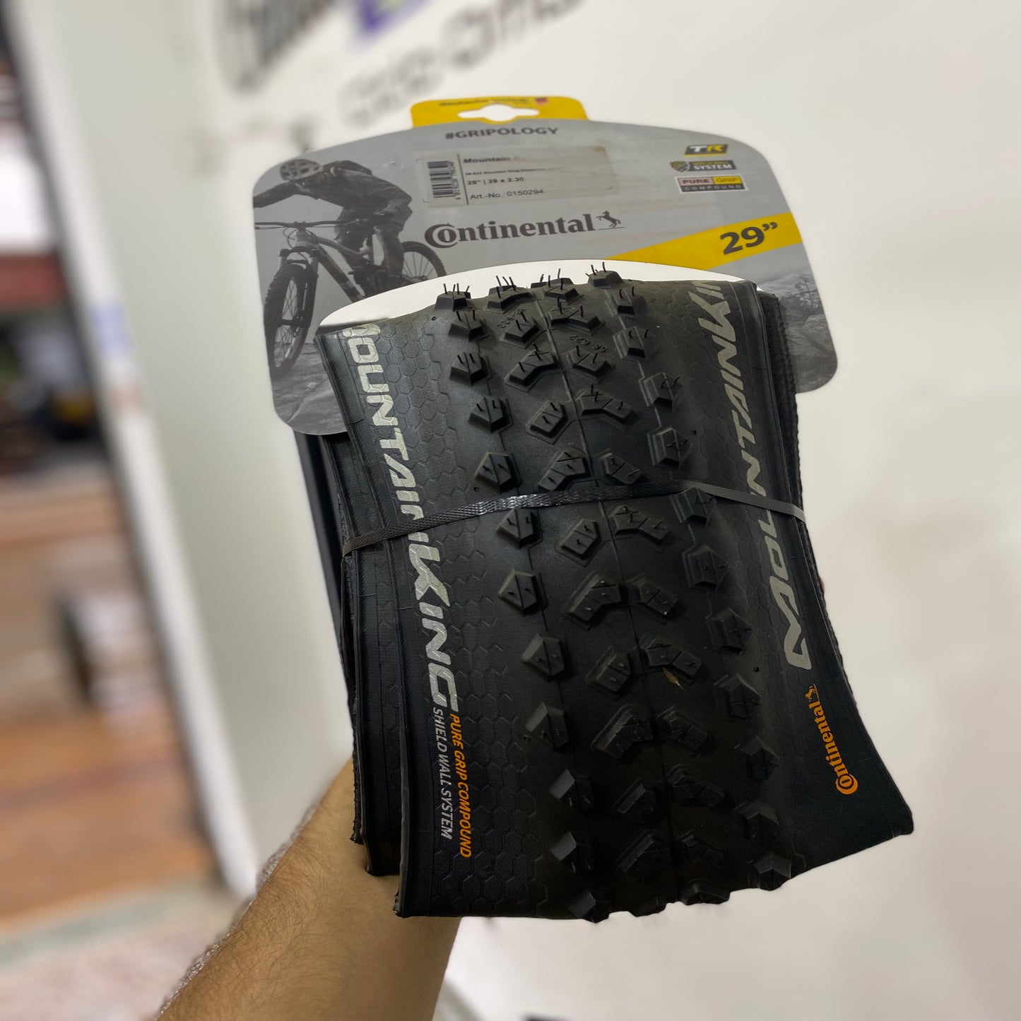 Llanta Continental Mountain King Para Tubeless Plegable