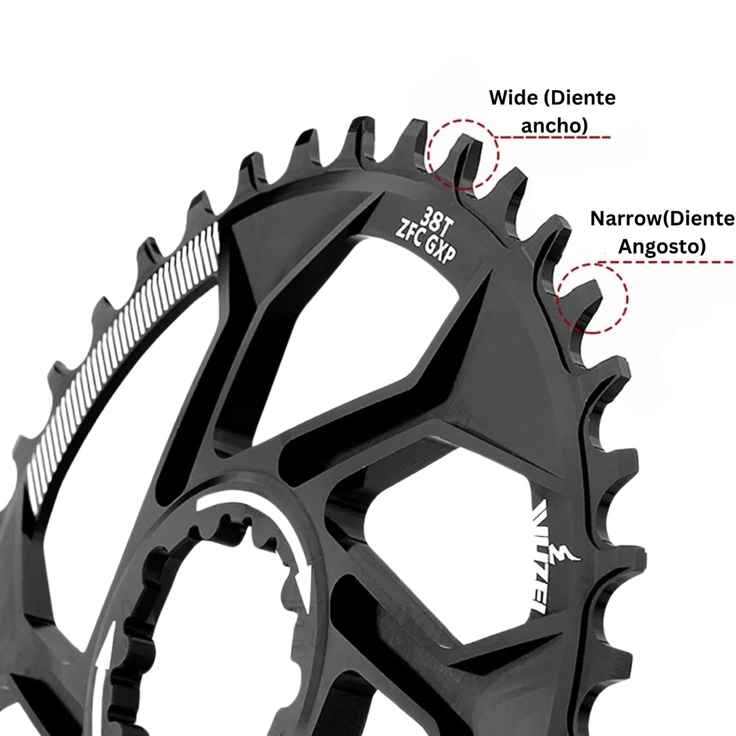 Coronilla Compatible Sram MTB montaje Directo Aluminio