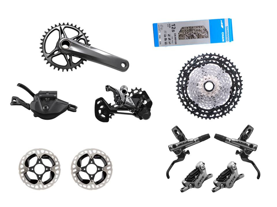 GRUPO SHIMANO XTR M9100 HIDARAULICO 1x12