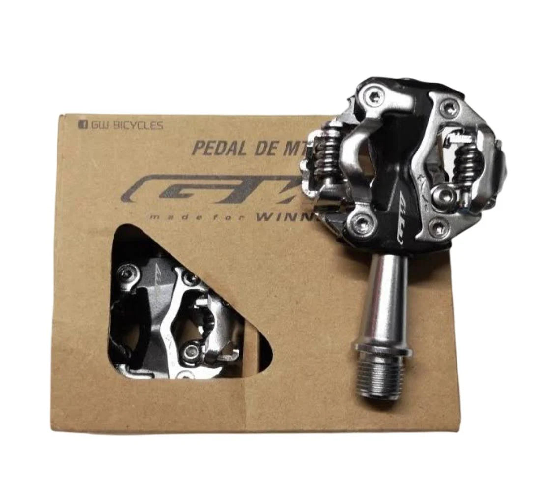 Pedales MTB XC ZP-108S aluminio Negro