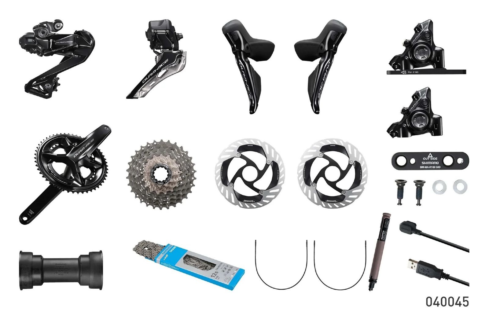 Dura Ace Shimano Road Bike Components Shimano 105 Di2 2x12 Disc