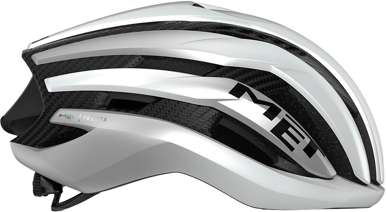 Casco Met Trenta 3K Carbon White Silver