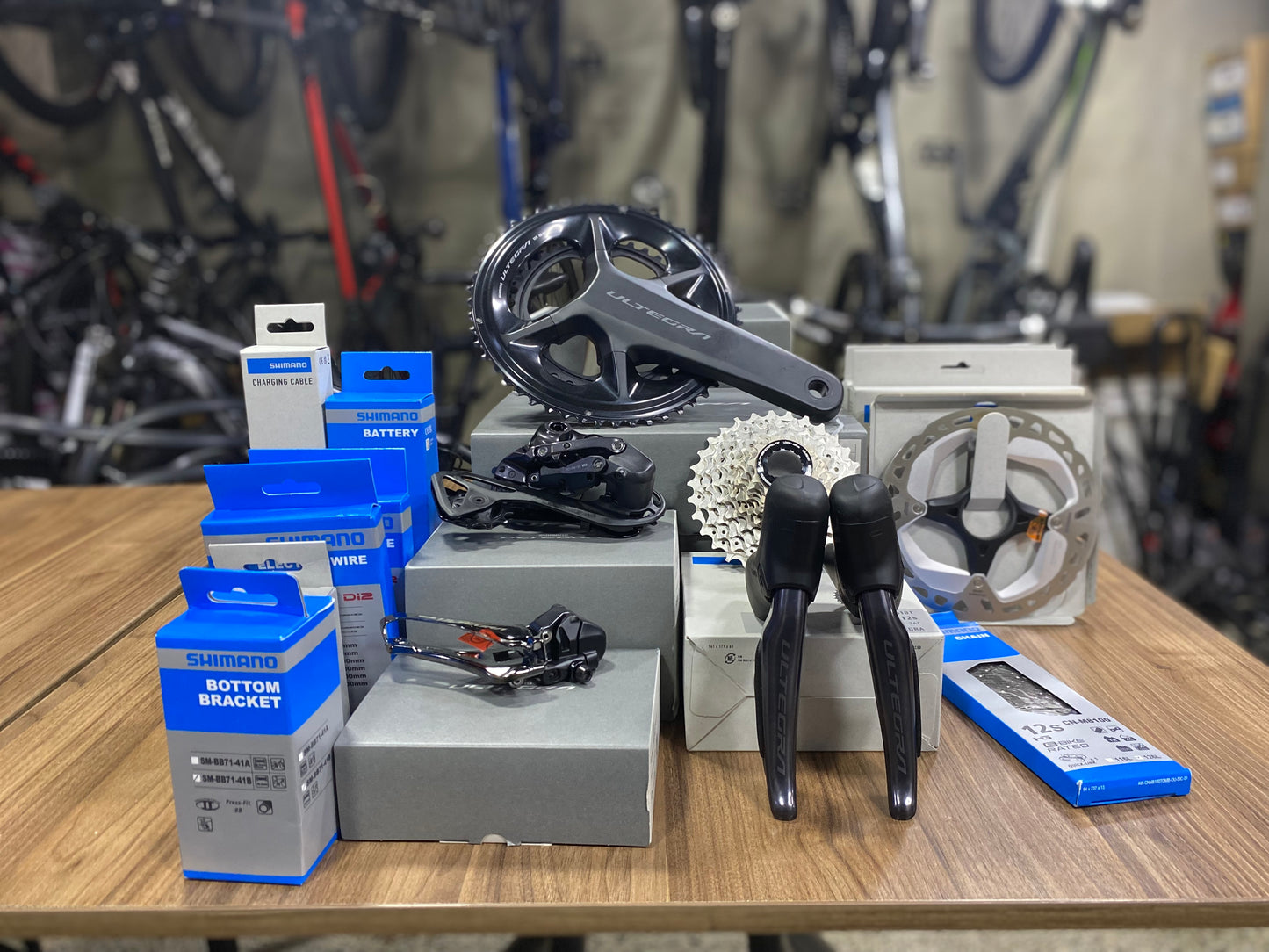 Grupo Shimano Ultegra R8170 DI2 12V Disco