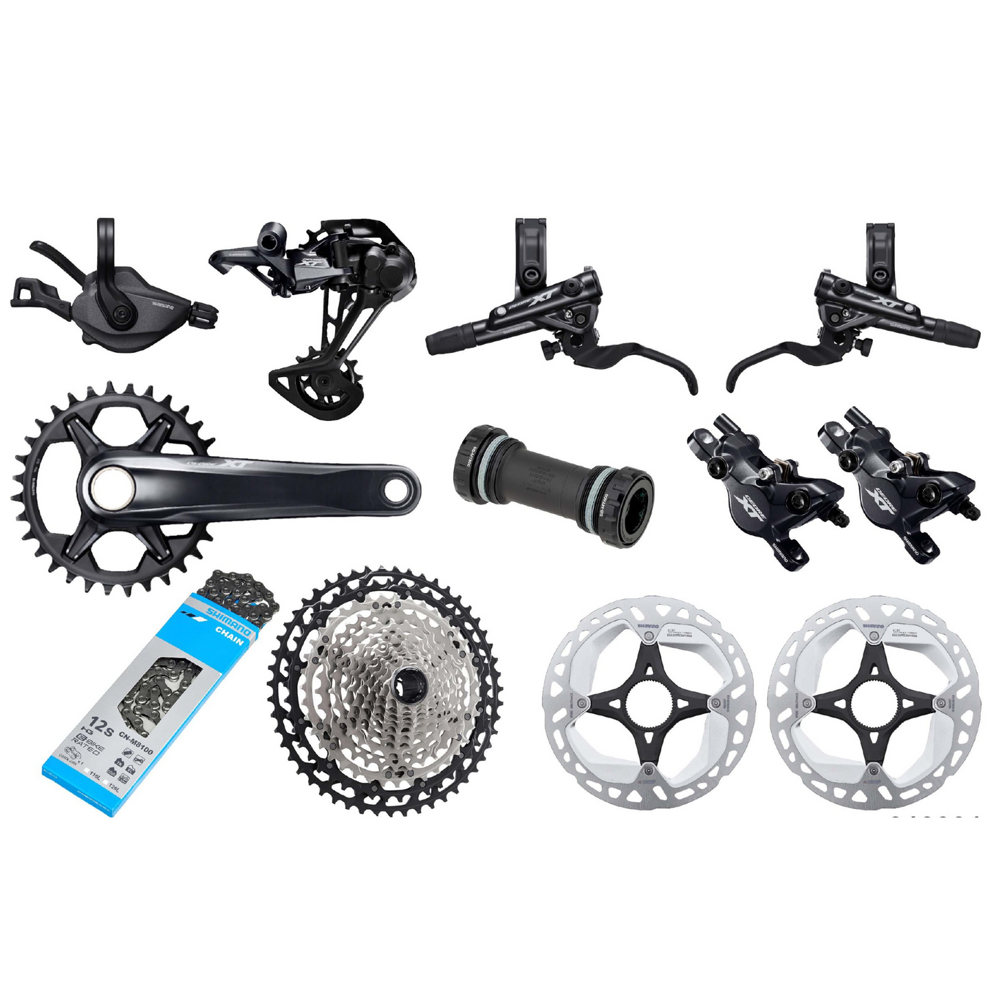 Grupo Shimano xt-8100 12 velocidades MTB