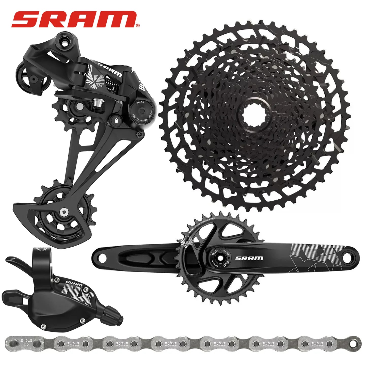 Grupo Sram Nx Eagle DUB 12 Velocidades