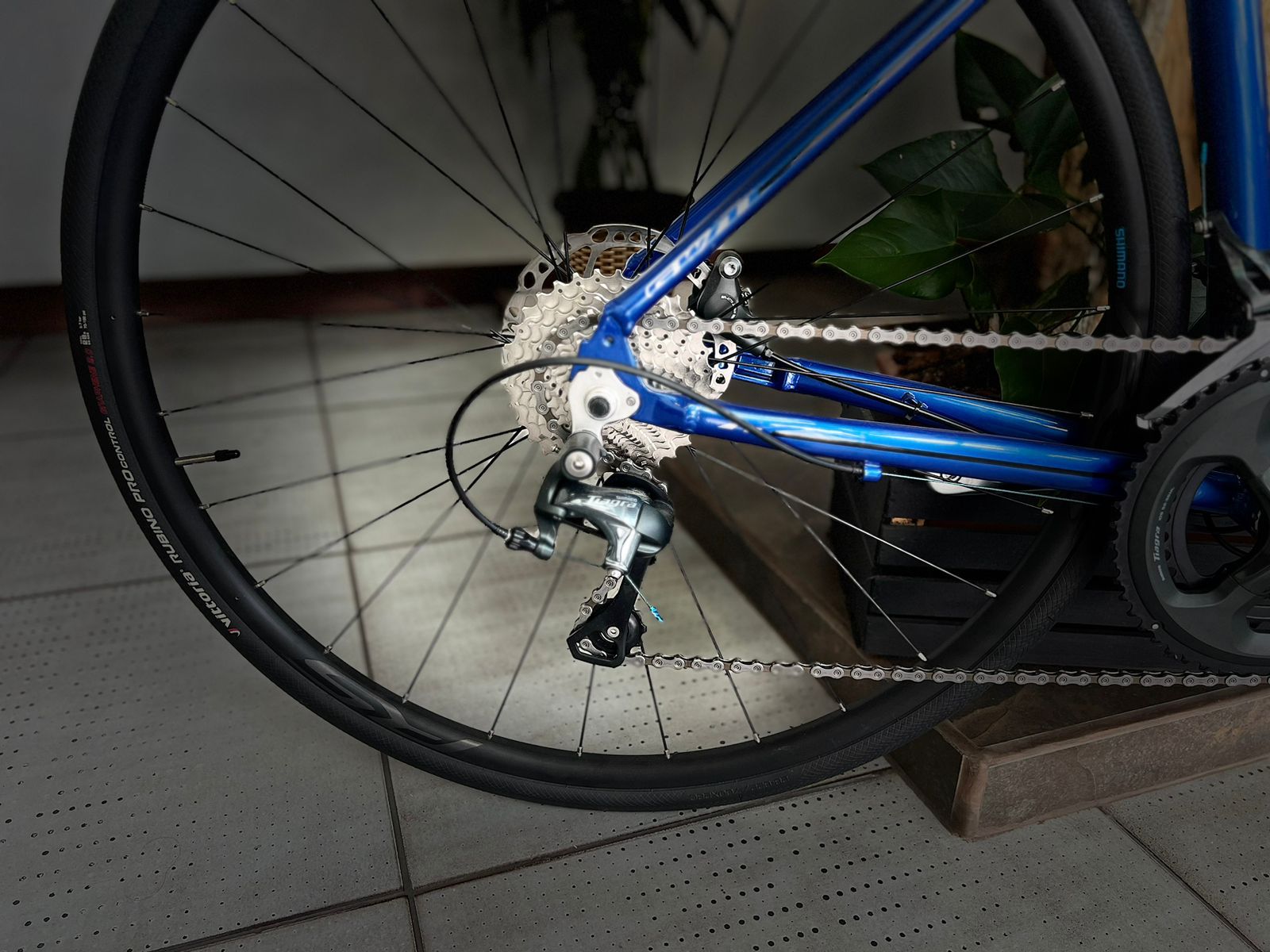 Bicicleta Ruta Gw Flamma Disco Tiagra 10 VEL