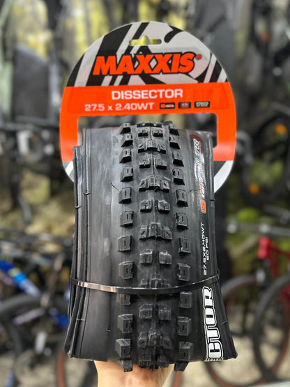 Llanta Maxxis Dissector Tubeless Cara negra Trail 3C MaxTerra/EXO